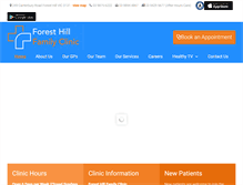 Tablet Screenshot of foresthillclinic.com.au